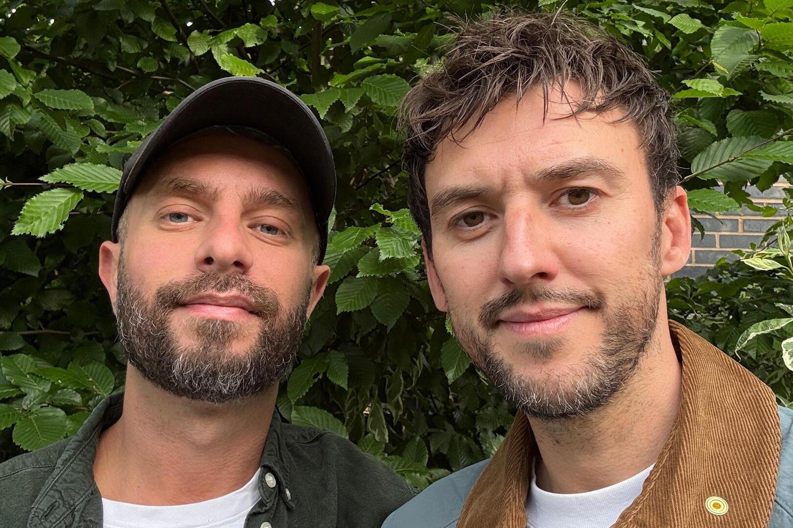 Tim Vooght and partner Stephen Fellows.